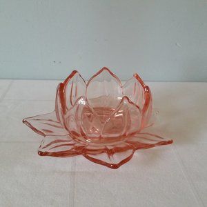 Vintage Pink Depression Glass  Candy dish